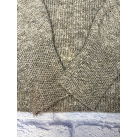 Banana Republic Wool Blend Grey Turtleneck Stretch Sweater XS - Picture 4 of 10